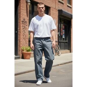 Vintage 90s Structure Baggy Carpenter Jeans Double Knee